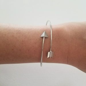 Silver Arrowhead Wire Bracelet - Wrist Stack!!